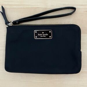 Kate Spade  Double Zipper Wrislet Black